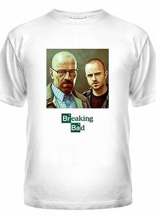 Футболка чоловіча breaking bad, во всі важкі, хайзенберг (heisenberg)