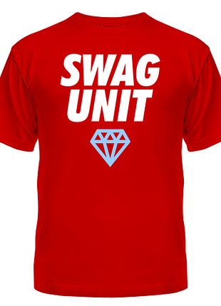 Популярна молодіжна футболка з нанесенням swag unit