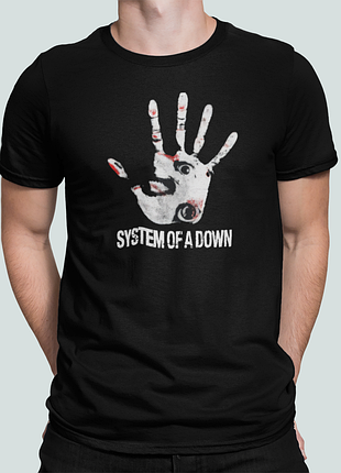 Мужская футболка с принтом system of a down