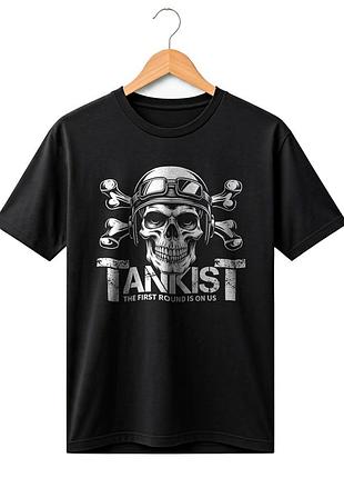 Футболка мужская "tankist" (черный, олива, койот) s, койот