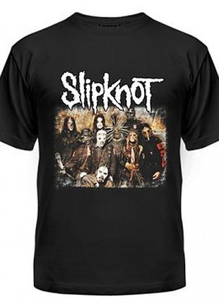 Футболка slipknot група, з принтом, унісекс, бавовна
