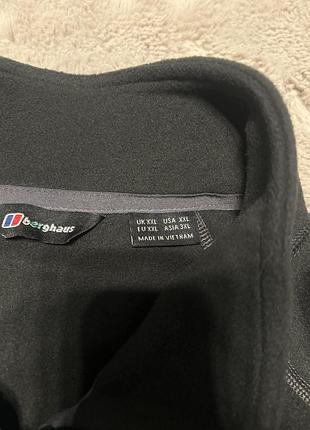 Кофта чоловіча berghaus microfleece чорна 4