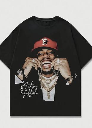 Футболка с портретным дизайном xxl