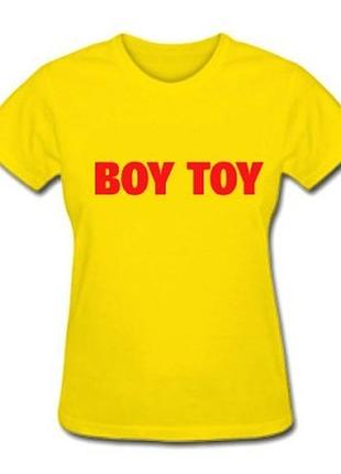 Футболка для дівчат "boy toy"