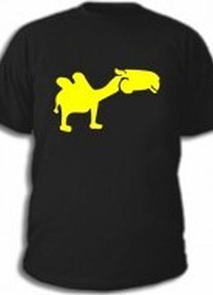 Футболка з малюнком "navy camel"