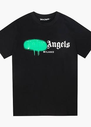 Чоловіча футболка palm angels пальм енджелс новий якісний матеріал 95% бавовна 5% поліестер