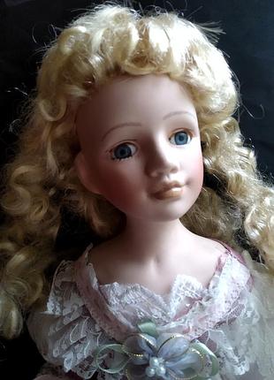 Колекційна порцелянова лялька orcelain doll "elizabeth" 42 см.