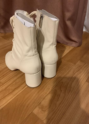 Боты, кожа, zara 3