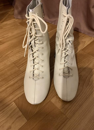 Боты, кожа, zara 4