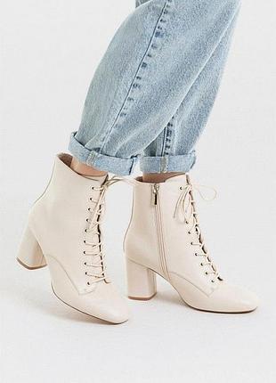 Боти, шкіра, zara