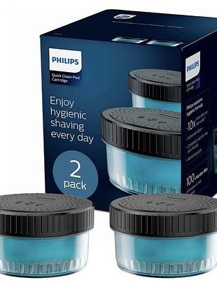 Картриджі для бритви philips quick clean pod cc12/50, 2 шт. в упаковці