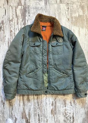 Вінтажний зелений бомбер diesel l m як alpha industries