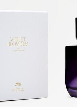 Жіночі парфуми zara violet blossom night 90 мл (індивідуальне упакування)