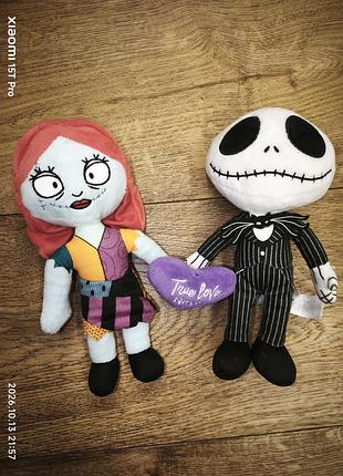 Джек утенгтон и салли кошмар перед резьбовым десней zero nightmare before christmas disney...