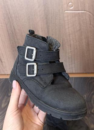 Черевики для дівчаток zara сірі утеплені
