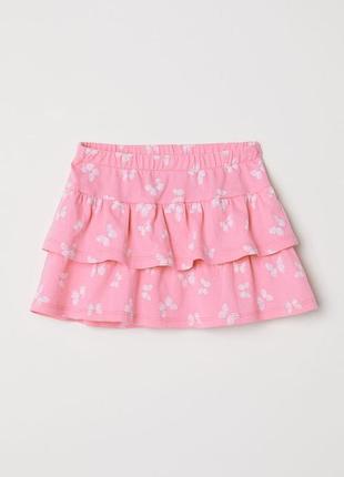 Новая трикотажная юбка девочке 8-10 лет от h&m, анлия2 фото