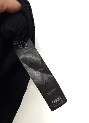 Черный топ в рубчик asos design 5