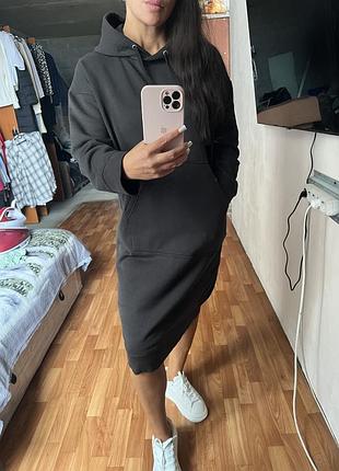 Сукня толстовка утеплена оверсайз р.с,м,л