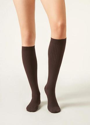 Calzedonia 🇮🇹 гольфи в рубчик з кашеміром