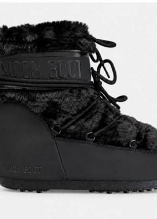 🖤❄️ moon boot | black fur edition ❄️🖤