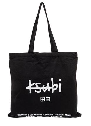 Шопер ksubi чорний з принтом