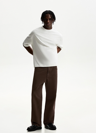 Джинси bershka baggy 5341/335 brown