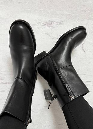 Черевики жіночі massimo dutti чорні, розмір 37