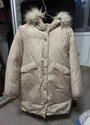 Пуховик zara зимова куртка zara курточка зімня