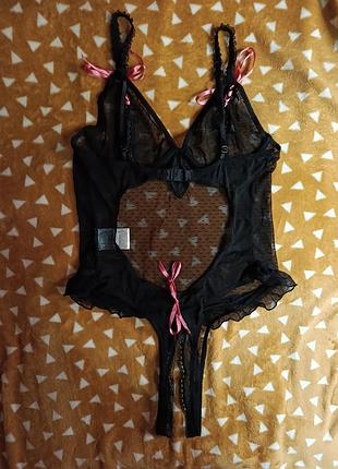 Боди сеточка эротическая cottelli collection 85b/l 4