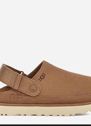 Сабо жіночі ugg goldenstar clog коричневі, замша