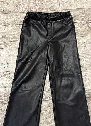 Брюки для дівчаток guess чорні кльош, утеплені, розмір 8