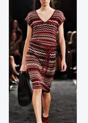 Трикотажное платье missoni x lindex (лимитированное коллекция), размер xs