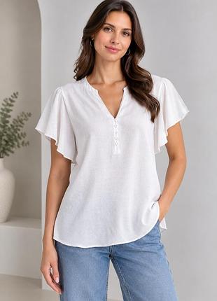 Блуза с вышивкой m&amp;s collection