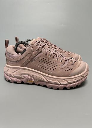 Зимові черевики на гортексі hoka one one tor ultra low gtx gore-tex  'pale mauve' 1130310-pmv оригінал