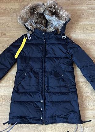 Пуховик parajumpers masterpiece series оригінал. парка з хутром.
