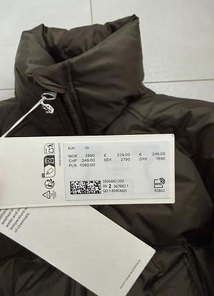 Куртка upcycled down puffer arket xs-s 6