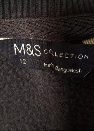 Тёплый свитшот на флисе m&s 7