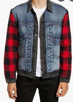 Куртка мужская levi's premium type ii hybrid trucker jacket