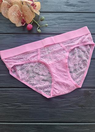 Кружевные трусики виктория сикрет victorias secret