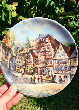 Коллекционная тарелка schnatterloch zu miltenberg (шнаттерлох в мильтенберге).