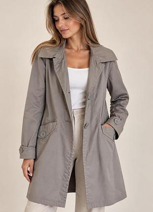 Пальто h&m із красивою візерунчастою підкладкою, розмір xs