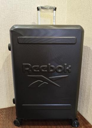 Reebok 77 см валіза пластикова велика чемодан большой пластиковий рібок