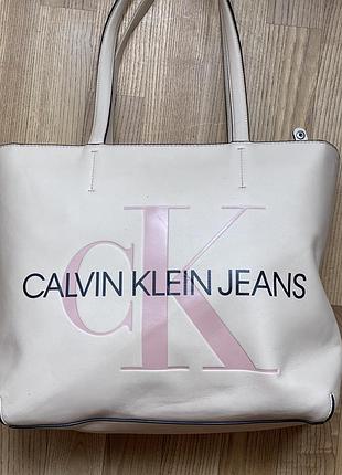 Сумка-шопер calvin klein jeans sculpted shopper 29 mono (оригінал)