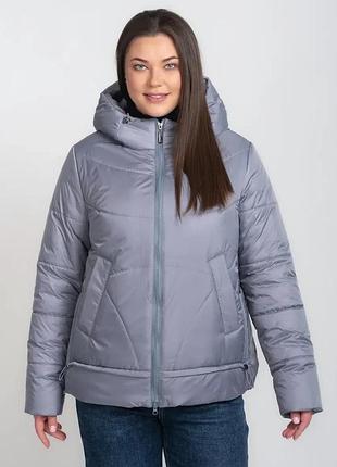 Модная короткая демисезонная женская куртка, размеры 48-60