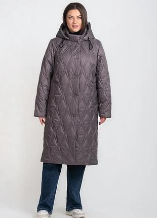 Демисезонный женский плащ, размеры 54-70
