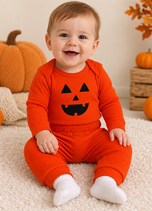 Костюм на хеллоуїн на 6-9 міс 🎃 (бодік та штанці)
