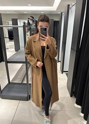 Пальто шерстяне max mara in trend 38 розмір
