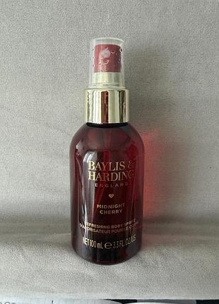 Парфумований спрей міст для тіла baylis & harding midnight cherry 100 мл