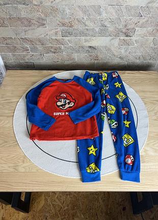 Флісова піжамка mario