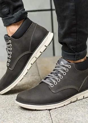 Шкіряні ідеальні чоловічі черевики timberland